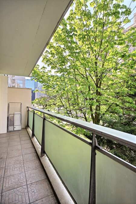 Varanda Apartamento mobilado - 34m²  - 1 quarto - Courbevoie