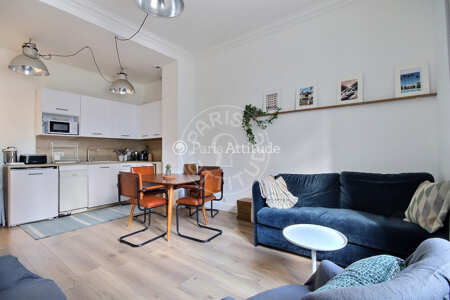 Living room Furnished apartment - 44m²  - 2 bedrooms - Bibliothèque François Mitterrand - Paris