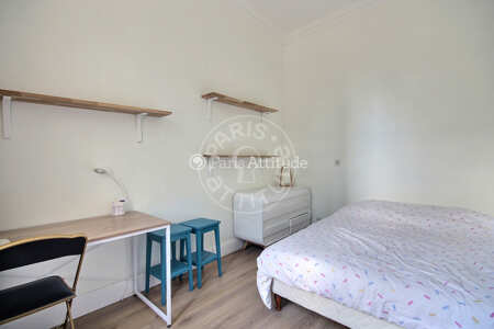 Bedroom Furnished apartment - 44m²  - 2 bedrooms - Bibliothèque François Mitterrand - Paris