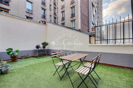 Garden Furnished apartment - 44m²  - 2 bedrooms - Bibliothèque François Mitterrand - Paris