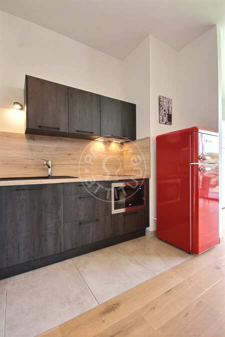 Cucina Monolocale arredato - 39m²  - Montsouris - Parigi