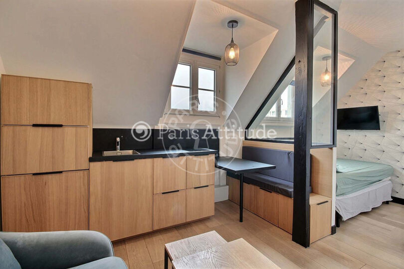 Furnished studio alcove - Paris 75016 - 14328