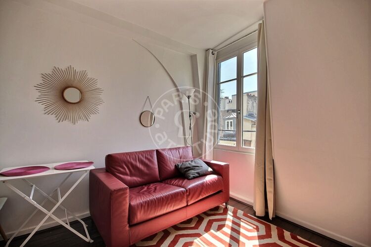 Salotto - Monolocale arredato - Parigi 75002 - 14337