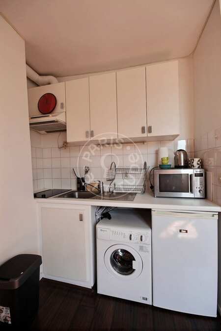 Küche Möblierte studio - 17m²  - Montorgueil - Paris
