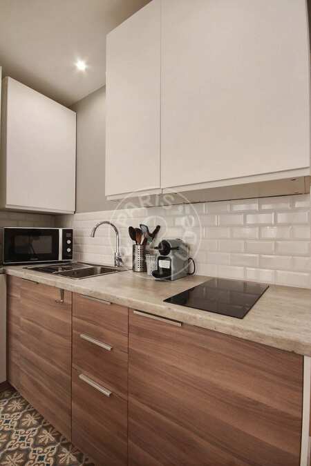 Kitchen Furnished studio - 26m²  - Vincennes