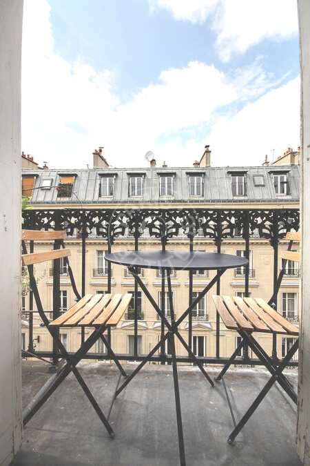 Balcón Piso amueblado - 39m²  - 1 dormitorio - Temple - París