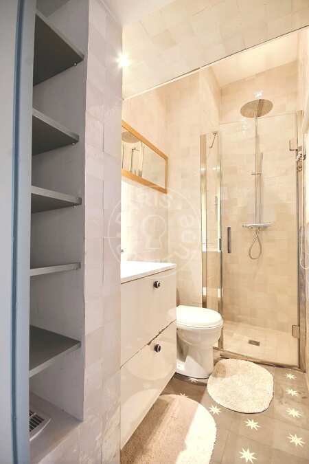Baño Piso amueblado - 50m²  - 2 dormitorios - Montorgueil - París