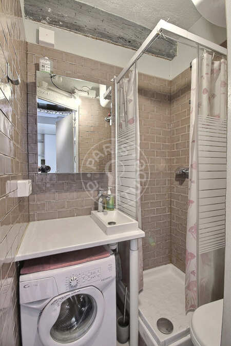 Baño Estudio amueblado - 12m²  - Ile Saint-Louis - París