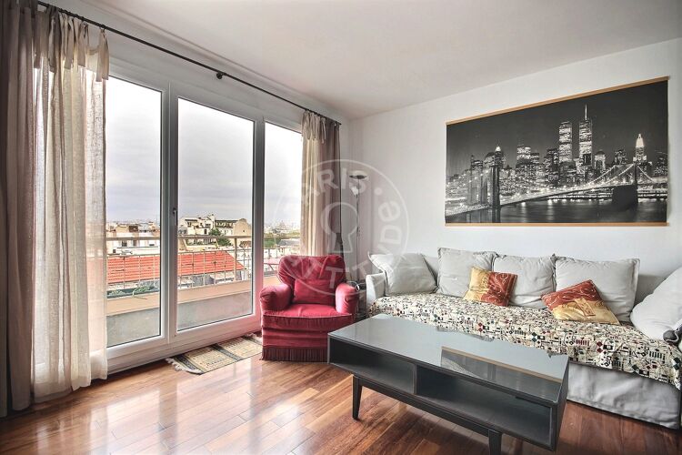 Salotto - 2 locali arredato - Parigi 75014 - 14346
