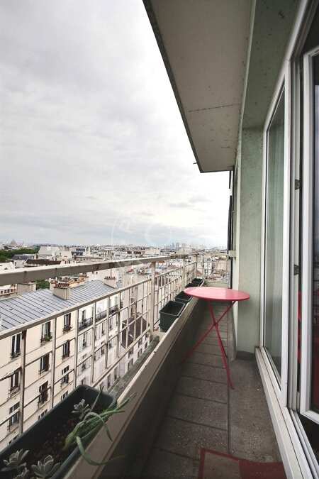 Balkon Möblierte wohnung - 68m²  - 2 Zimmer - Montparnasse - Paris