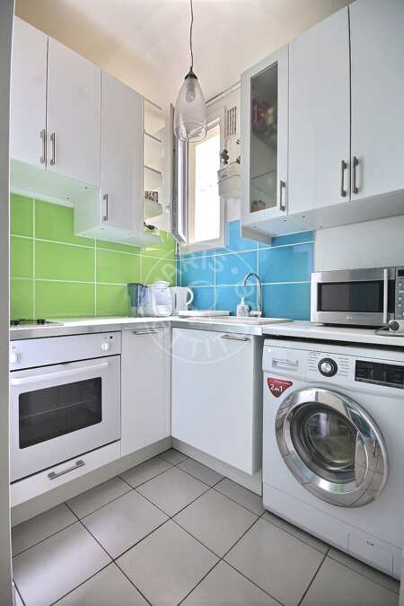 Cucina Appartamento arredato - 35m²  - 1 locale - Pereire - Parigi