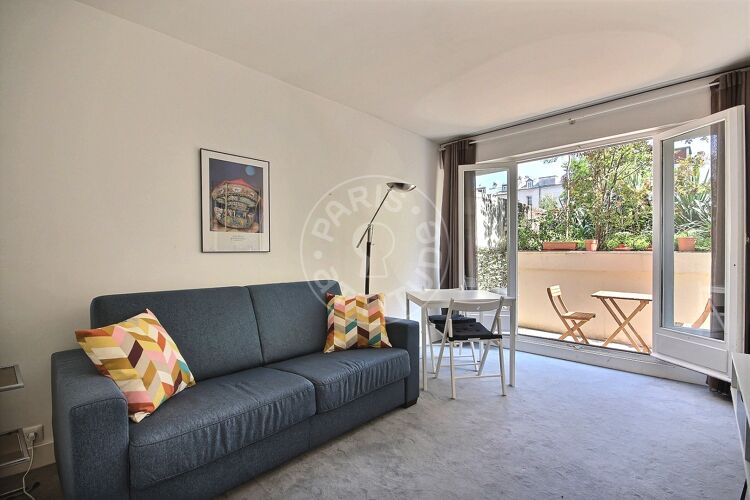 Living room - Furnished studio - Paris 75015 - 14362
