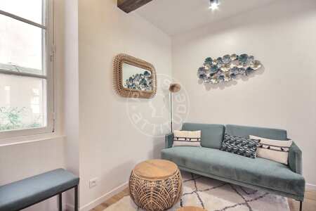 Salotto Mansardato arredato - 22m²  - Tour Eiffel - Parigi