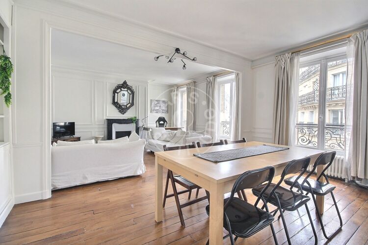 Wohnzimmer - Möblierte 1 Zimmer - Paris 75011 - 14370