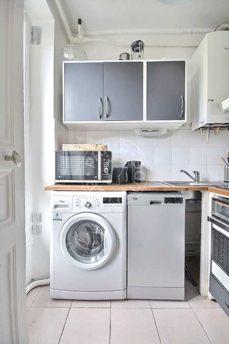 Cuisine Appartement meublé - 60m²  - 1 chambre - Oberkampf - Paris
