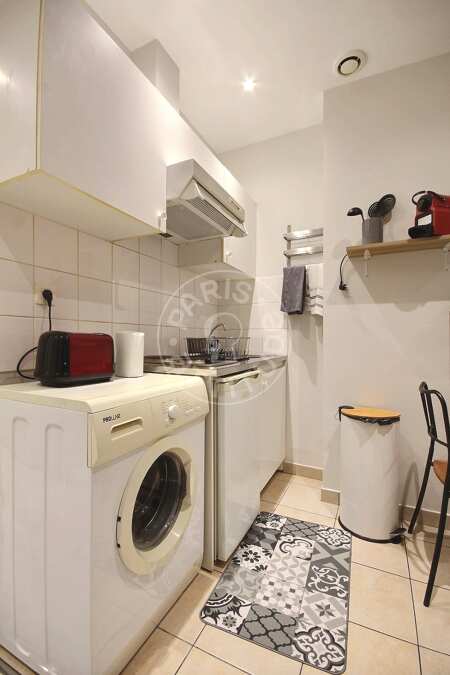 Cozinha Quitinete mobilado - 25m²  - Jules Joffrin - Mairie du 18ème - Paris