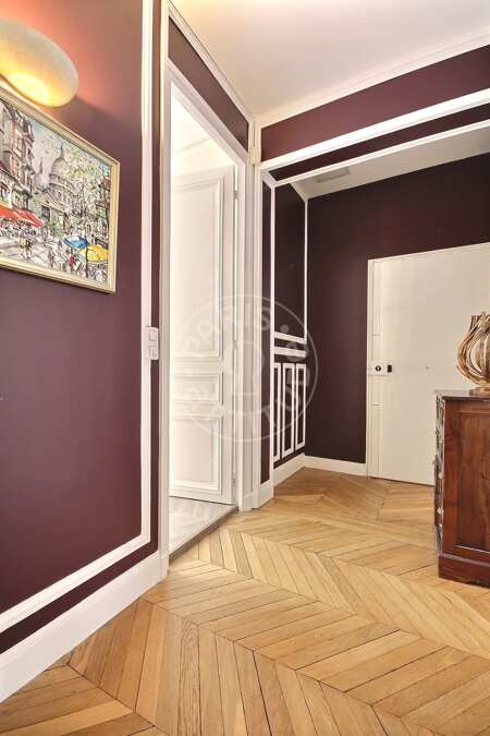 Eingangsbereich Möblierte wohnung - 135m²  - 3 Zimmer - Rue de la Pompe - Paris