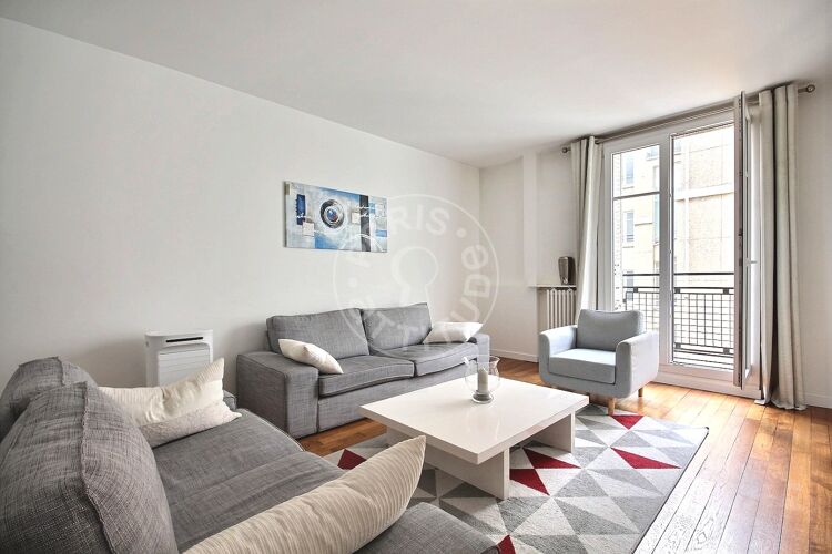 Sala - 2 quartos mobiliado - Paris 75016 - 14378