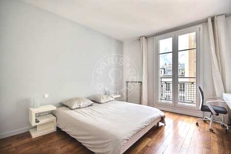 Camera da letto Appartamento arredato - 88m²  - 2 locali - Mirabeau - Parigi