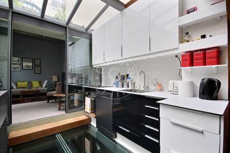 Cuisine Maison meublée - 80m²  - 2 chambres - Porte de Bagnolet - Paris