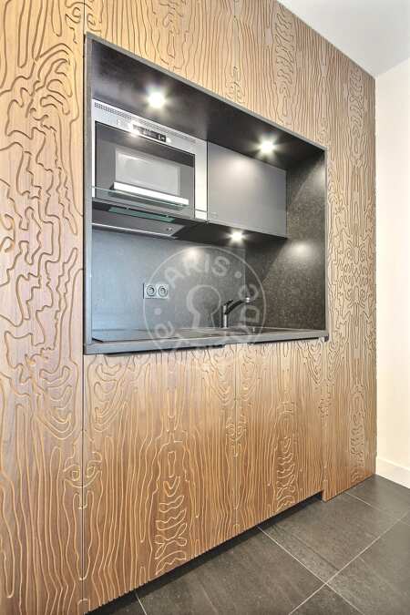 Cocina Estudio amueblado - 25m²  - Arc de Triomphe - París