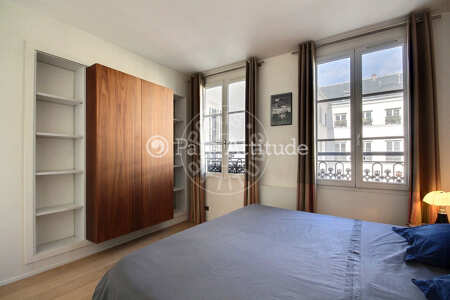 Camera da letto Appartamento arredato - 135m²  - 3 locali - Grands Boulevards / Bonne Nouvelle - Parigi