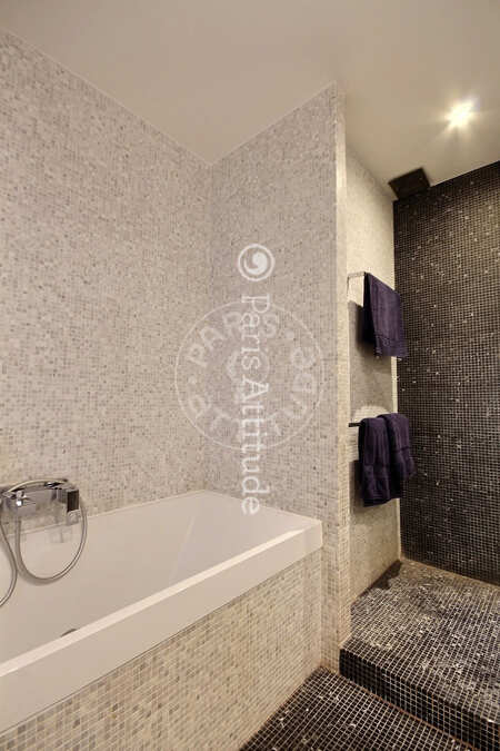 Bagno Appartamento arredato - 135m²  - 3 locali - Grands Boulevards / Bonne Nouvelle - Parigi