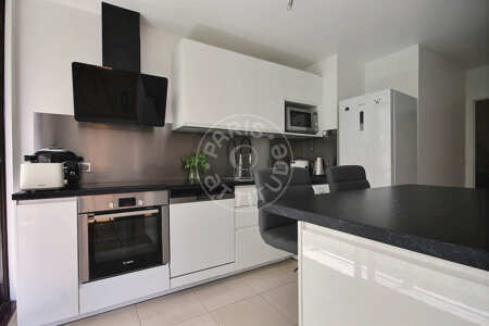 Cozinha Apartamento mobilado - 72m²  - 2 quartos - Courbevoie