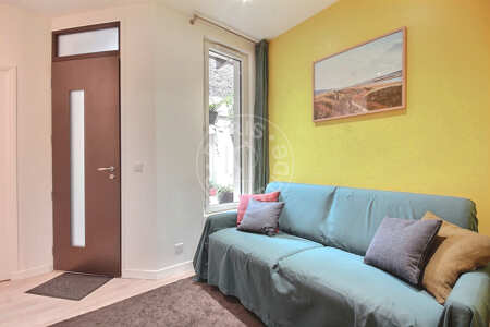 Wohnzimmer Möblierte alkovenwohnung - 23m²  - Guy Môquet - Paris