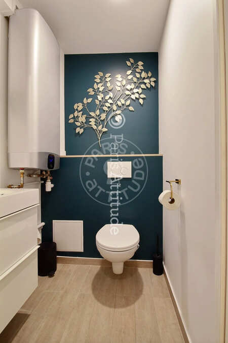 WC Apartamento mobilado - 68m²  - 2 quartos - Boulogne-Billancourt