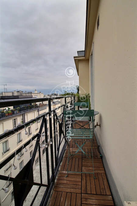 Varanda Apartamento mobilado - 68m²  - 2 quartos - Boulogne-Billancourt