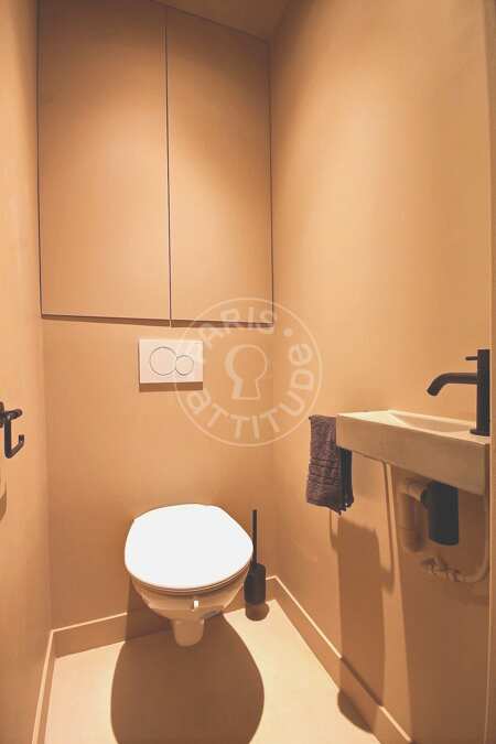 WC Apartamento mobilado - 57m²  - 1 quarto - Montmartre / Place des Abbesses - Paris
