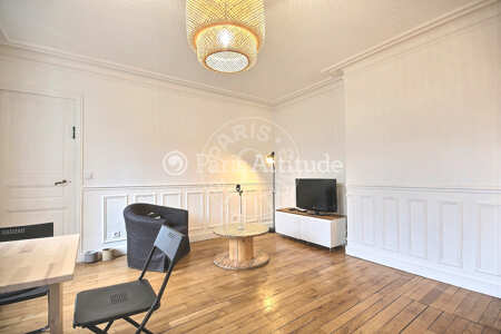 Sala Apartamento mobilado - 46m²  - 1 quarto - Charonne - Paris