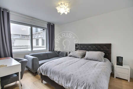 Schlafzimmer Möblierte wohnung - 49m²  - 1 Zimmer - Canal de l'Ourcq - Paris