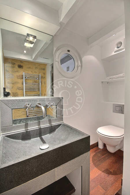 Baño Estudio amueblado - 29m²  - Place Monge - París