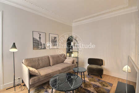 Salotto Appartamento arredato - 40m² - 1 locale - Victor Hugo - Parigi