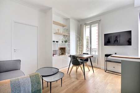 Wohnzimmer Möblierte wohnung - 35m²  - 1 Zimmer - Convention - Paris