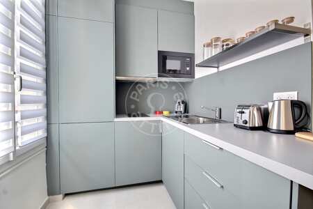 Küche Möblierte wohnung - 35m²  - 1 Zimmer - Convention - Paris