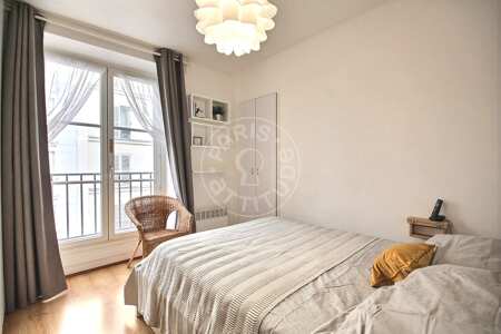 Bedroom Furnished apartment - 27m²  - 1 bedroom - Oberkampf - Paris