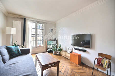 Salotto Appartamento arredato - 40m² - 1 locale - Oberkampf - Parigi