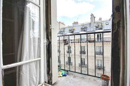 Balcone Appartamento arredato - 40m² - 1 locale - Oberkampf - Parigi