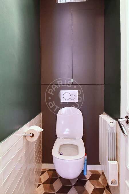 Toilettes Appartement meublé - 55m²  - 1 chambre - Bastille - Paris