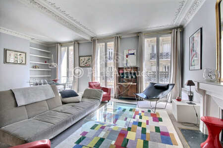 Sala Apartamento mobilado - 69m²  - 1 quarto - Porte Maillot / Palais des Congrès - Paris
