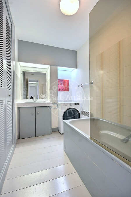 Casa de banho Apartamento mobilado - 69m²  - 1 quarto - Porte Maillot / Palais des Congrès - Paris
