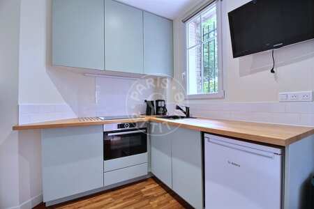 Kitchen Furnished studio - 31m²  - Montmartre / Place des Abbesses - Paris