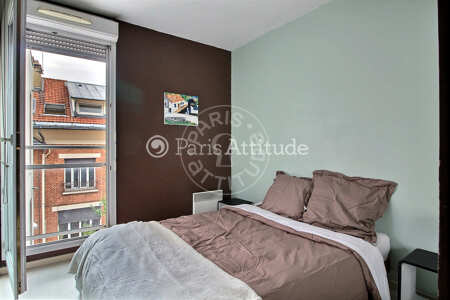 Bedroom Furnished apartment - 71m²  - 2 bedrooms - Gentilly