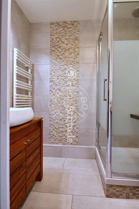 Bathroom Furnished apartment - 71m²  - 2 bedrooms - Gentilly