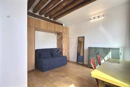 Wohnzimmer Möblierte studio - 20m²  - Châtelet - Paris