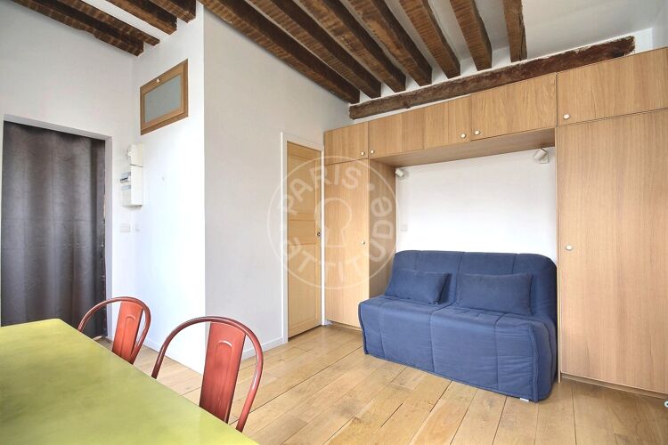 Living room - Furnished studio - Paris 75001 - 14418