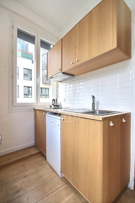 Küche Möblierte studio - 20m²  - Châtelet - Paris